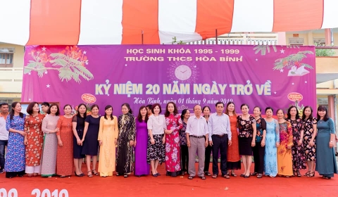 Trường THCS Hòa Bình học sinh khóa 1995-1999 