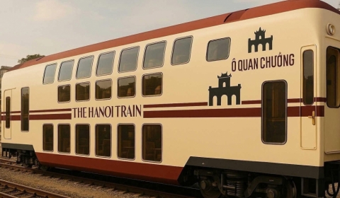 Đoàn tàu du lịch 2 tầng “Hà Nội 5 Cửa Ô - The Hanoi Train