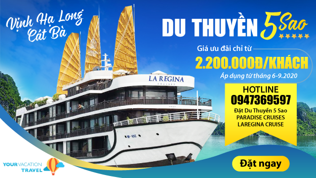 voucher du thuyền 5 sao ha long