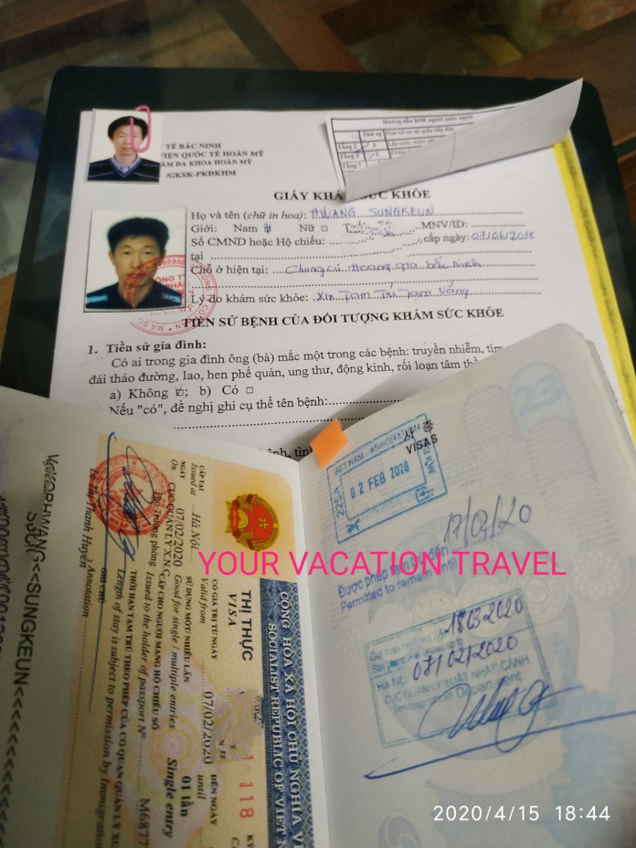 Gia hạn visa việt nam