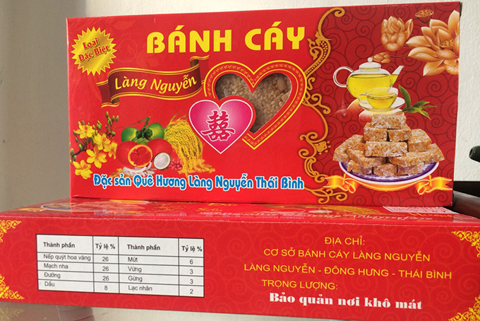 Bánh cáy làng nguyễn Thái Bình