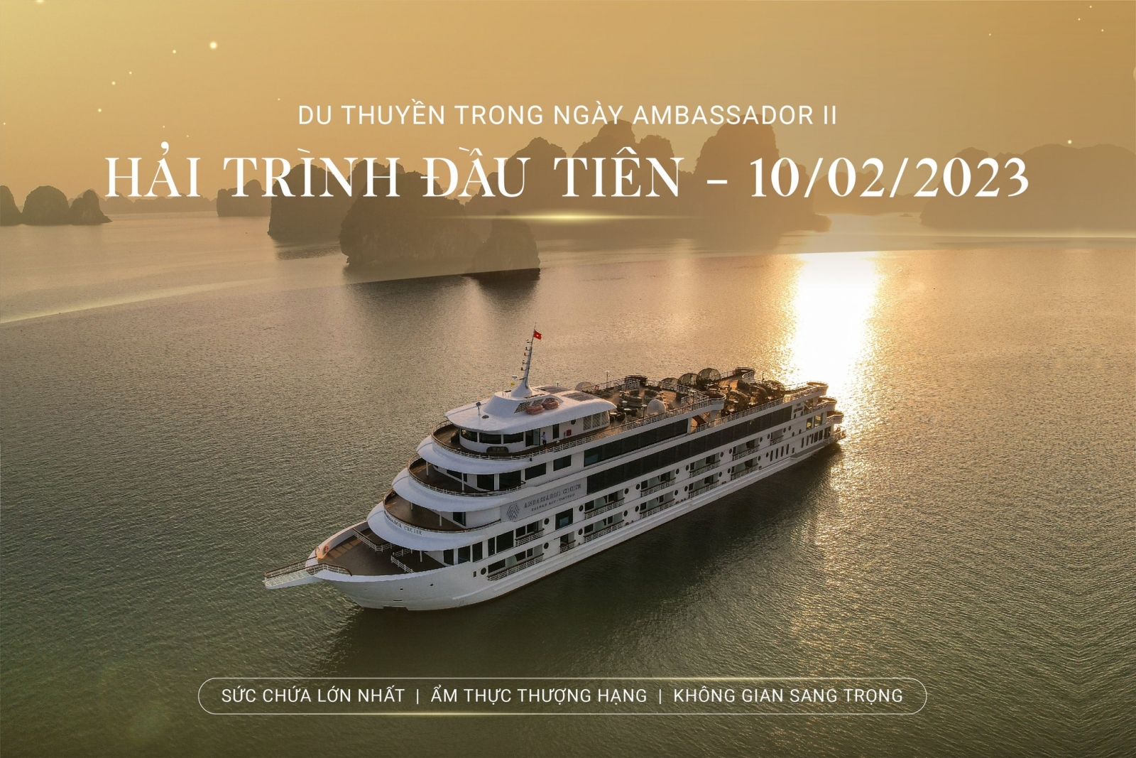 du thuyền đắt nhất hạ long ambassador
